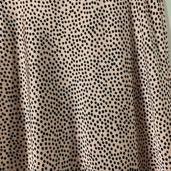 Nasty Gal Rose Gold Animal Print Midid Skirt size 4 - Picture 4 of 4
